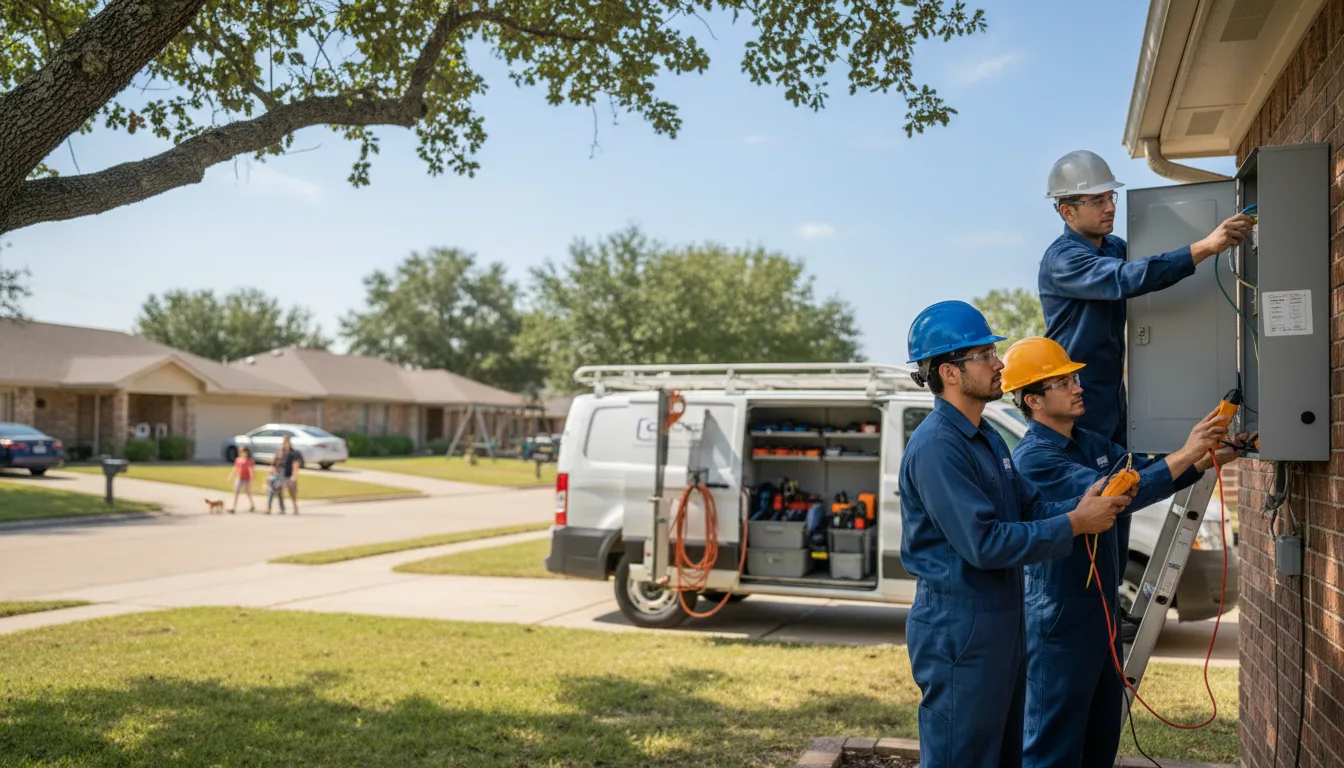 Certified electrician providing emergency electrical services in Milmine, IL